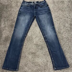 BKE Men's Indigo Bootcut Jeans